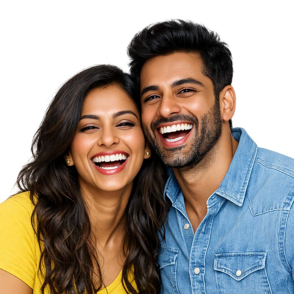 Joyful smiles